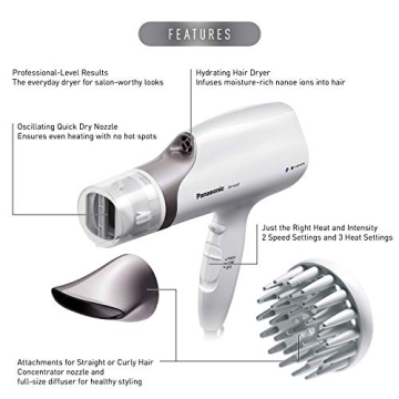 Panasonic Nanoe Hair Dryer with QuickDry Technology