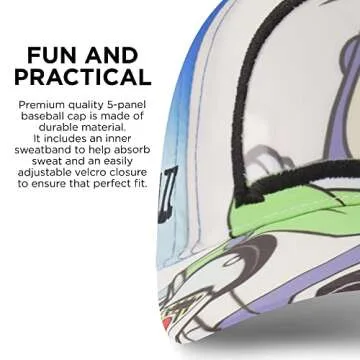 Buzz Lightyear Baseball Cap for Toddler Boys 2-4