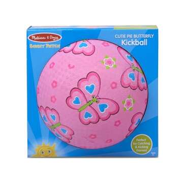 Melissa & Doug Sunny Patch Cutie Pie Butterfly Classic Rubber Kickball