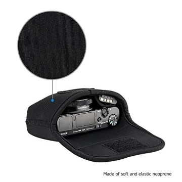 Compact Neoprene Camera Case for Sony Canon Models