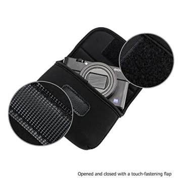 Compact Neoprene Camera Case for Sony Canon Models