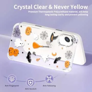 Cute TURYXIA iPhone 16 Halloween Phone Case