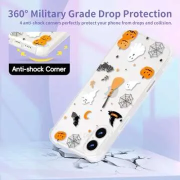 Cute TURYXIA iPhone 16 Halloween Phone Case