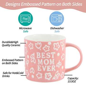 Tergi Gifts for Mom - Mothers Day Birthday Gifts for Mom - Best Mom Mug Gifts for Mom - Best Mom Eve...