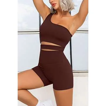 QINSEN Yoga Shorts & Bra Set for Women - Eco-Friendly Activewear