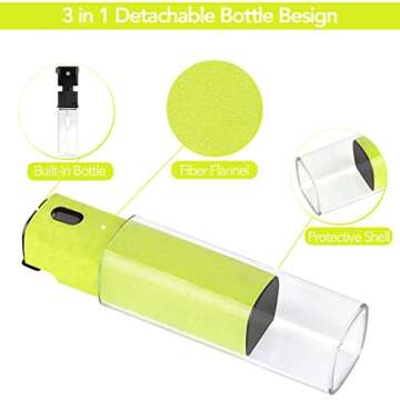 2 Pcs Fingerprint Proof Screen Cleaner Safe for All Phones Glasses Tablet Laptop TV Watch Screens