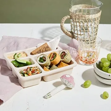 Austin Baby Silicone Bento Box – Leakproof Kids Lunch Container