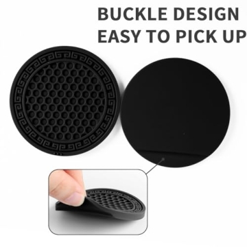 4Pcs Non-Slip Car Cup Coaster Set for Every Vehicle