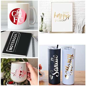 Prime Vinyl Rose Gold Permanent Vinyl - Cricut 12" x 10 FT