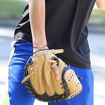 20Pcs Baseball Charm Bracelets Baseball Party Favors Sport Ball Bracelet Baseball Beads Adjustable Inspirational Wristbands for Team Teens Adults Baseball Birthday Party Christmas Gifts Decorations