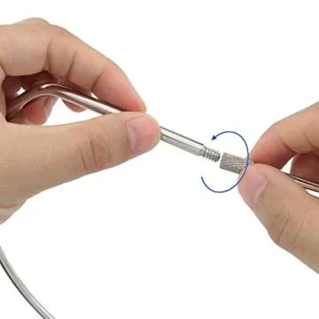 ITROLLE Tape Storage Ring 8Inch / 203mm D-Shaped Washi Tape Storage Ring Durable Storage Organizer Ring Organizing Ring