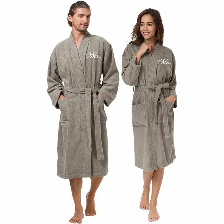 Couples Terry Cotton Kimono Robe Set - Soft & Stylish