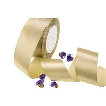 ATRBB 25 Yards 1-1/2 inch Wide Satin Ribbon Perfect for Wedding,Handmade Bows and Gift Wrapping(Old ...
