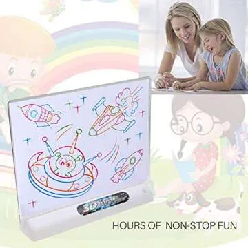 TOTOMIO 3D LED Drawing Board for Creative Kids