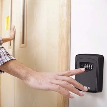 Durable Key Storage Lock Box with Resettable Code