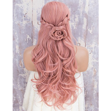 K'ryssma Fashion Orange Pink Lace Wig for Women