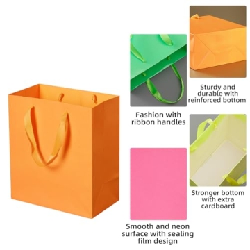 Pikalon Neon Gift Bags - Vibrant Gift Wrap for Any Occasion