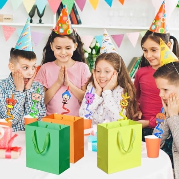 Pikalon Neon Gift Bags - Vibrant Gift Wrap for Any Occasion