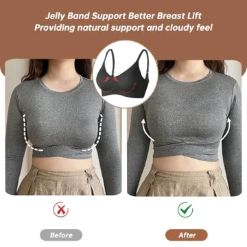 OEAK Wireless Bra - Comfortable Push-Up Support