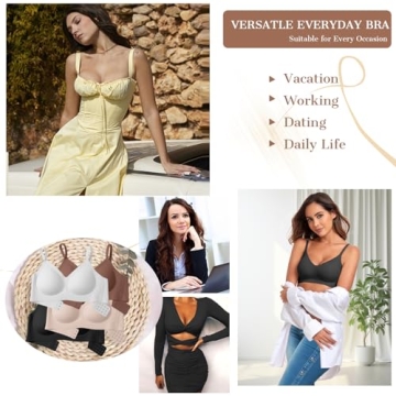 OEAK Wireless Bra - Comfortable Push-Up Support