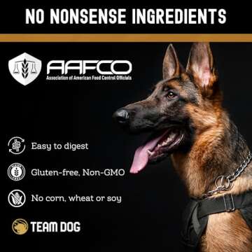 High Protein Salmon & Herring Dog Food - 15 lb Dry