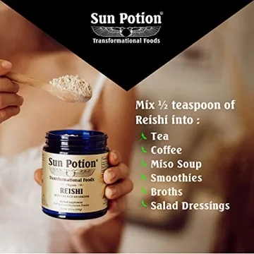 Sun Potion Reishi Mushroom Powder - Organic 100g
