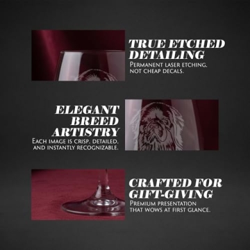 Personalized Newfoundland Dog Themed Wine Glass Gift