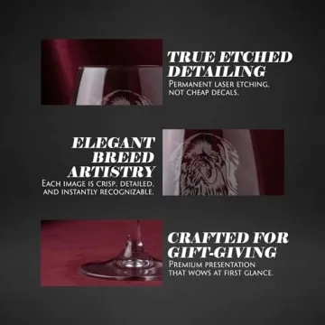 Personalized Newfoundland Dog Themed Wine Glass Gift