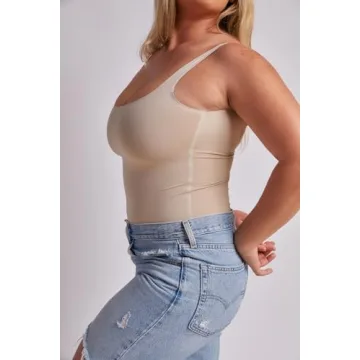 Almere High Cut Thong Bodysuit Sculpting Comfort Oatmeal