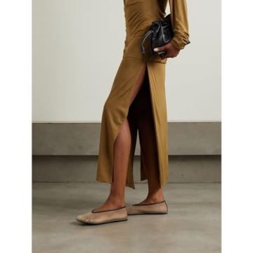 Stylish VOLEECE Rhinestone Ballerina Flats for Women