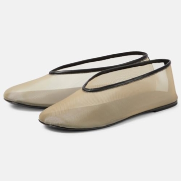 Stylish VOLEECE Rhinestone Ballerina Flats for Women