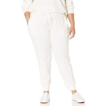 The Drop Women's Grace Supersoft Stretch Jogger - Ivory