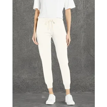 The Drop Women's Grace Supersoft Stretch Jogger - Ivory