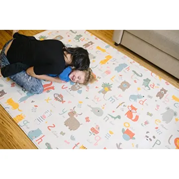 Large Waterproof Reversible Baby Play Mat Safe Durable