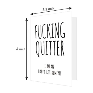 Funny Retirement Card - Hilarious Gift for Him/Her