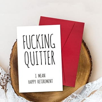 Funny Retirement Card - Hilarious Gift for Him/Her