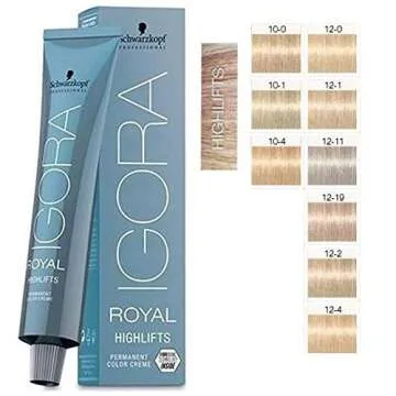 Schwarzkopf IGORA ROYAL HIGHLIFTS Permanent Color Creme (10-14 Ultra Blonde Cendre Beige)