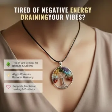 ANAYA AGATE 7 Chakra Healing Crystal Tree Gift Kit