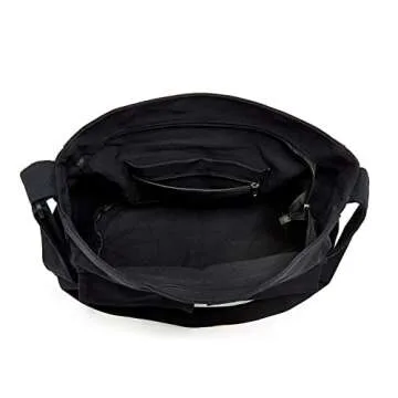 Versatile Canvas Messenger Bag for Men and Women