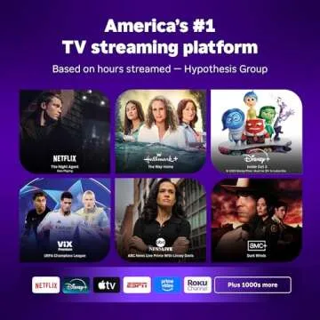 Roku Streaming Stick Plus 2025 - 4K & HDR Streaming Device with Voice Remote