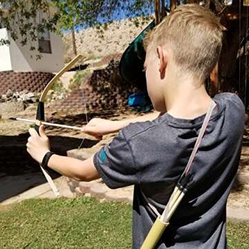 Adventure Awaits! Wooden Bow and Arrow Set for Kids