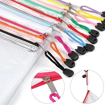 36pcs Mesh Zipper Pouch Bags for Organizing Essentials