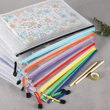 36pcs Mesh Zipper Pouch Bags for Organizing Essentials