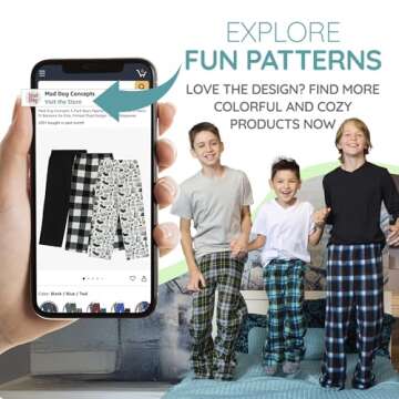 Mad Dog Boys Pajama Pants - Soft Fleece Set for Kids