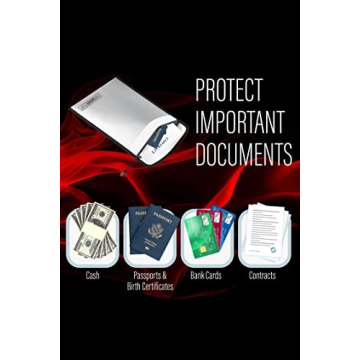 Fireproof Waterproof Document Bag - Perfect for Legal Size Papers
