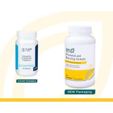 Klaire Labs SFI Health Prenatal & Nursing Formula - Postnatal & Prenatal Vitamins for Women Who Are ...