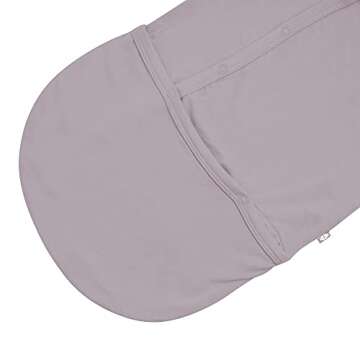 KYTE BABY Bundlers - Unisex Baby Sleeper Gowns Made of Soft Bamboo Rayon Material (0-3 Months, Mushroom) Beige