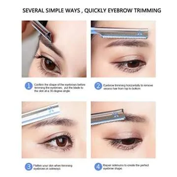 Precision Eyebrow Trimmer Set for Men & Women - 5PCS