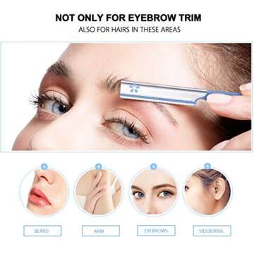 Precision Eyebrow Trimmer Set for Men & Women - 5PCS