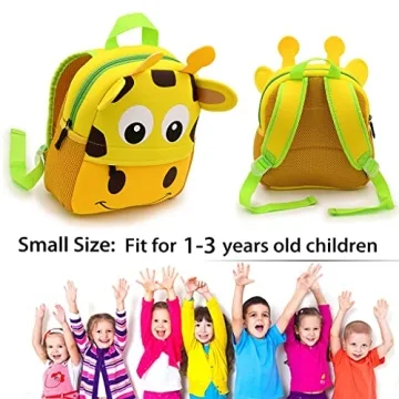 Hipiwe Cute Neoprene Toddler Backpack for Preschool Kids